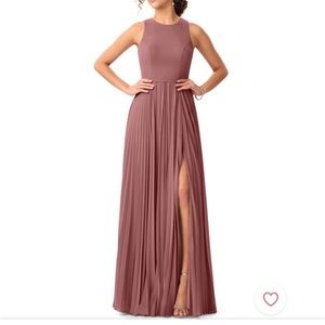 Azazie Lindie dress in Desert Rose size A6 NWT